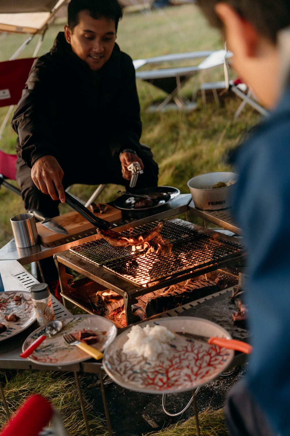 Takibi Cooking at Snow Peak Way