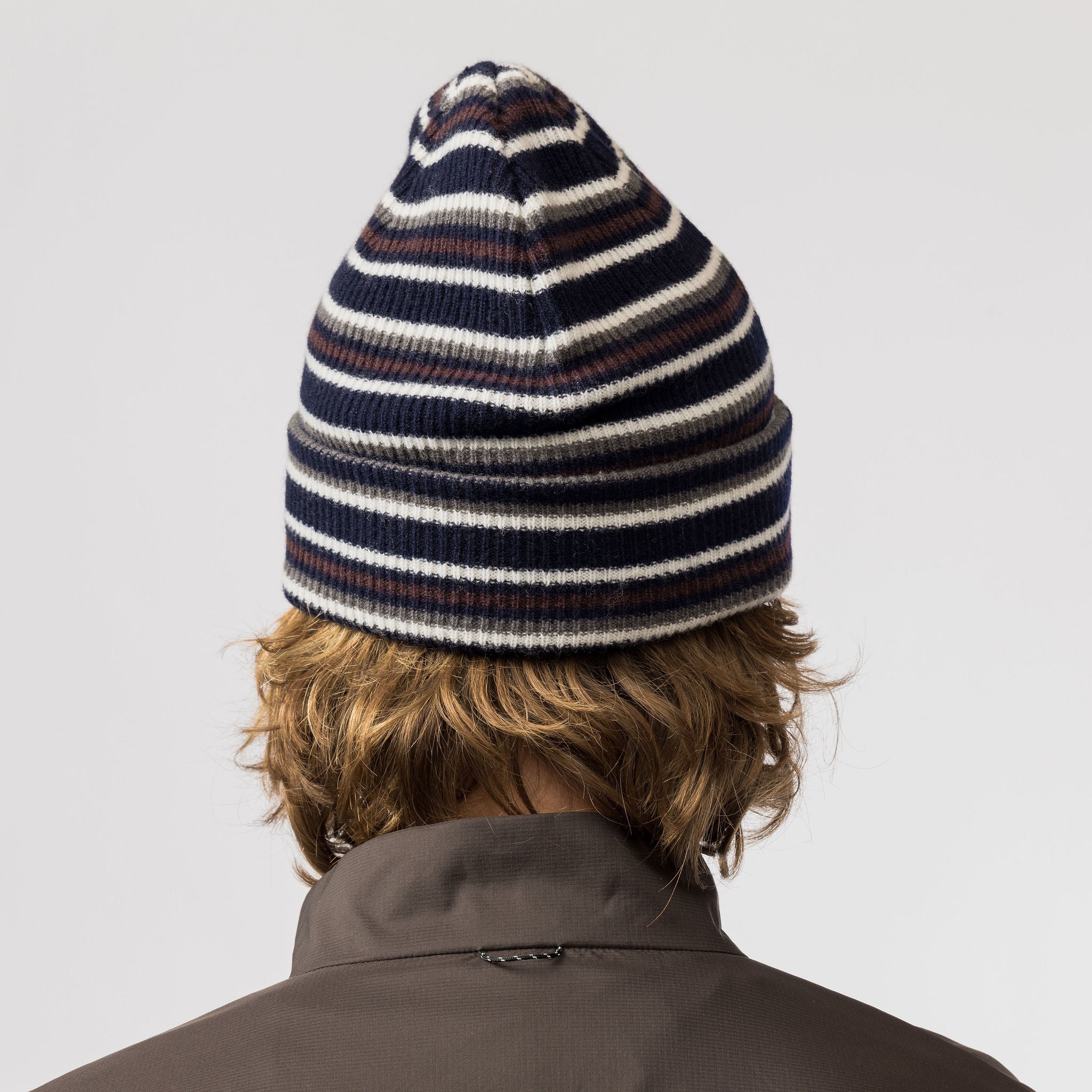 Multi Stripe Knit Cap