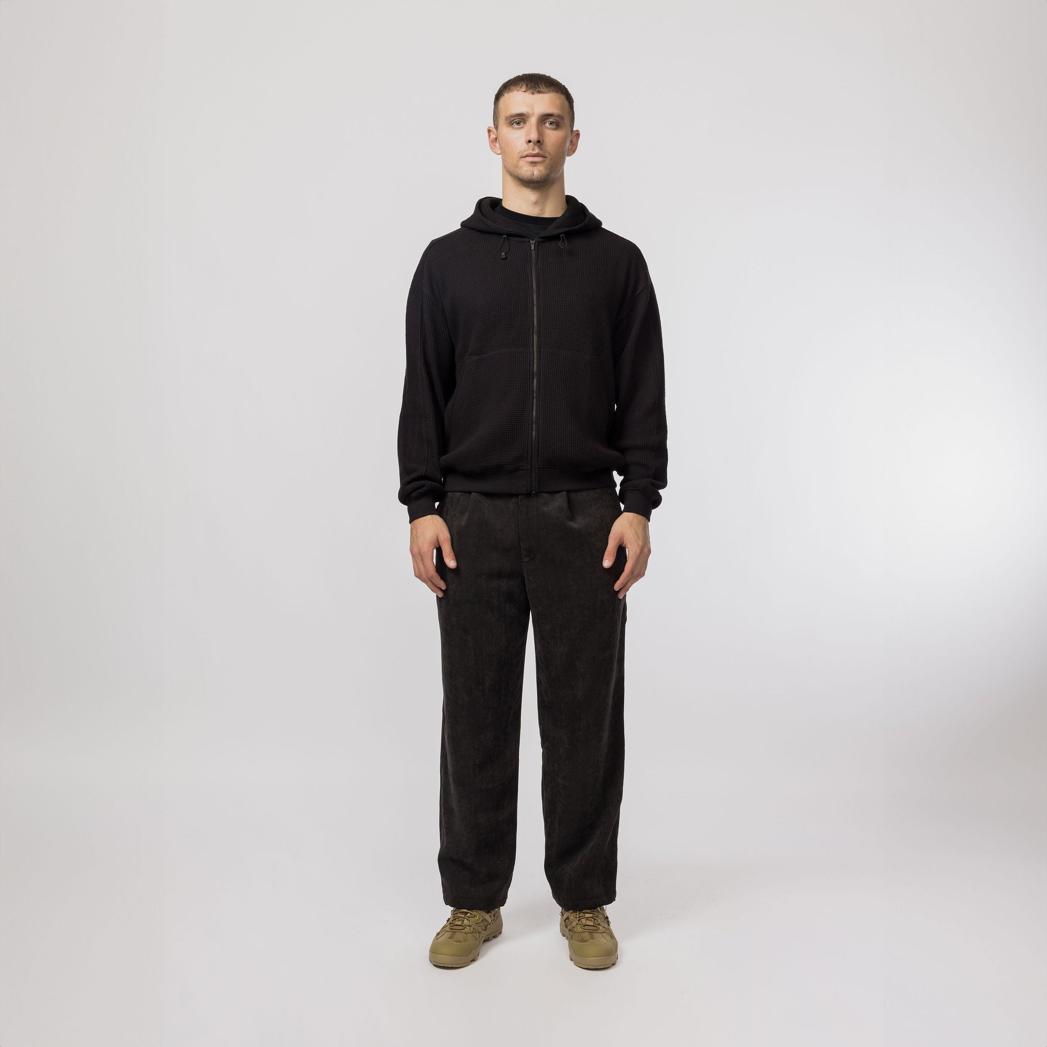 Heavyweight Waffle Zip Parka - Snow Peak UK