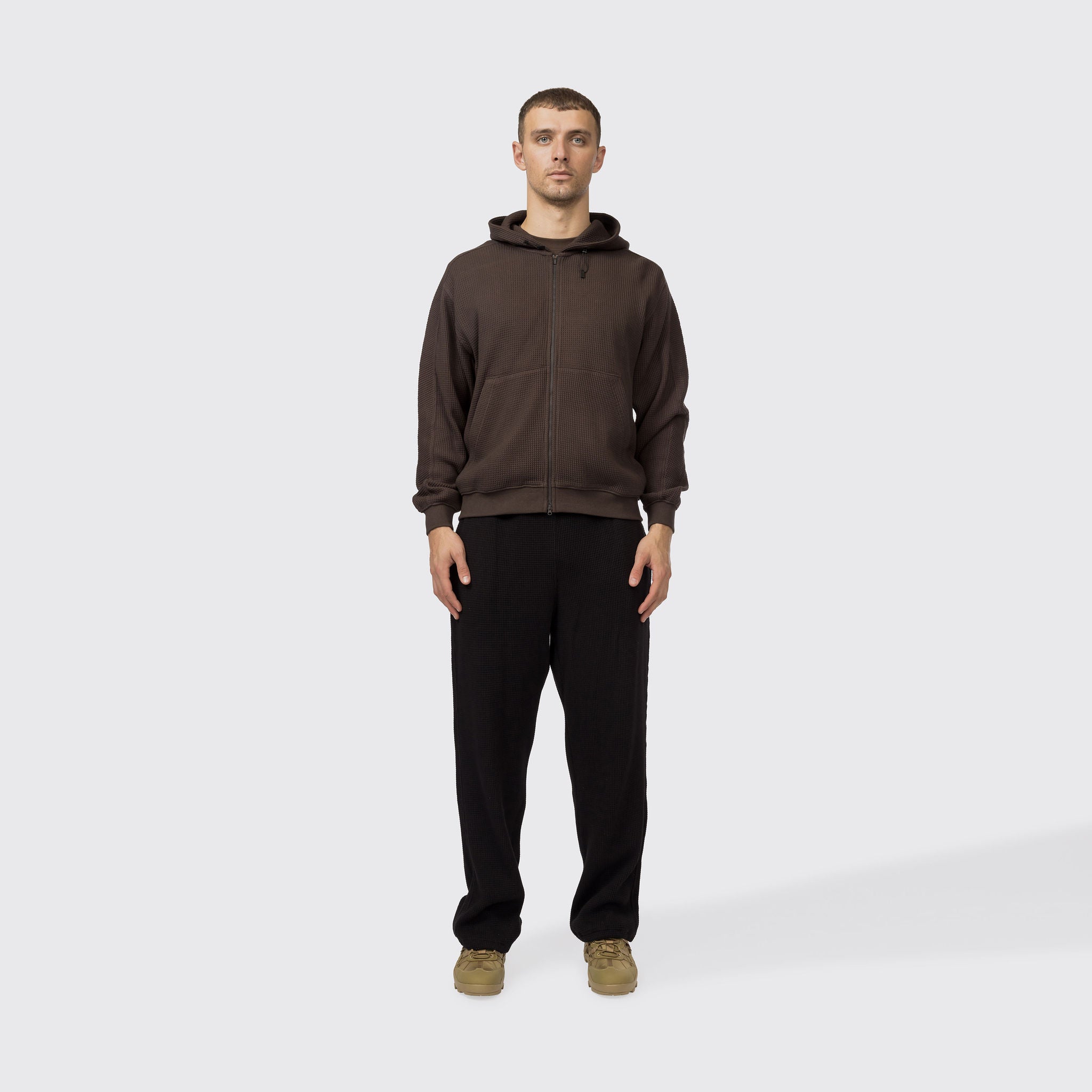 Heavyweight Waffle Zip Parka - Snow Peak UK