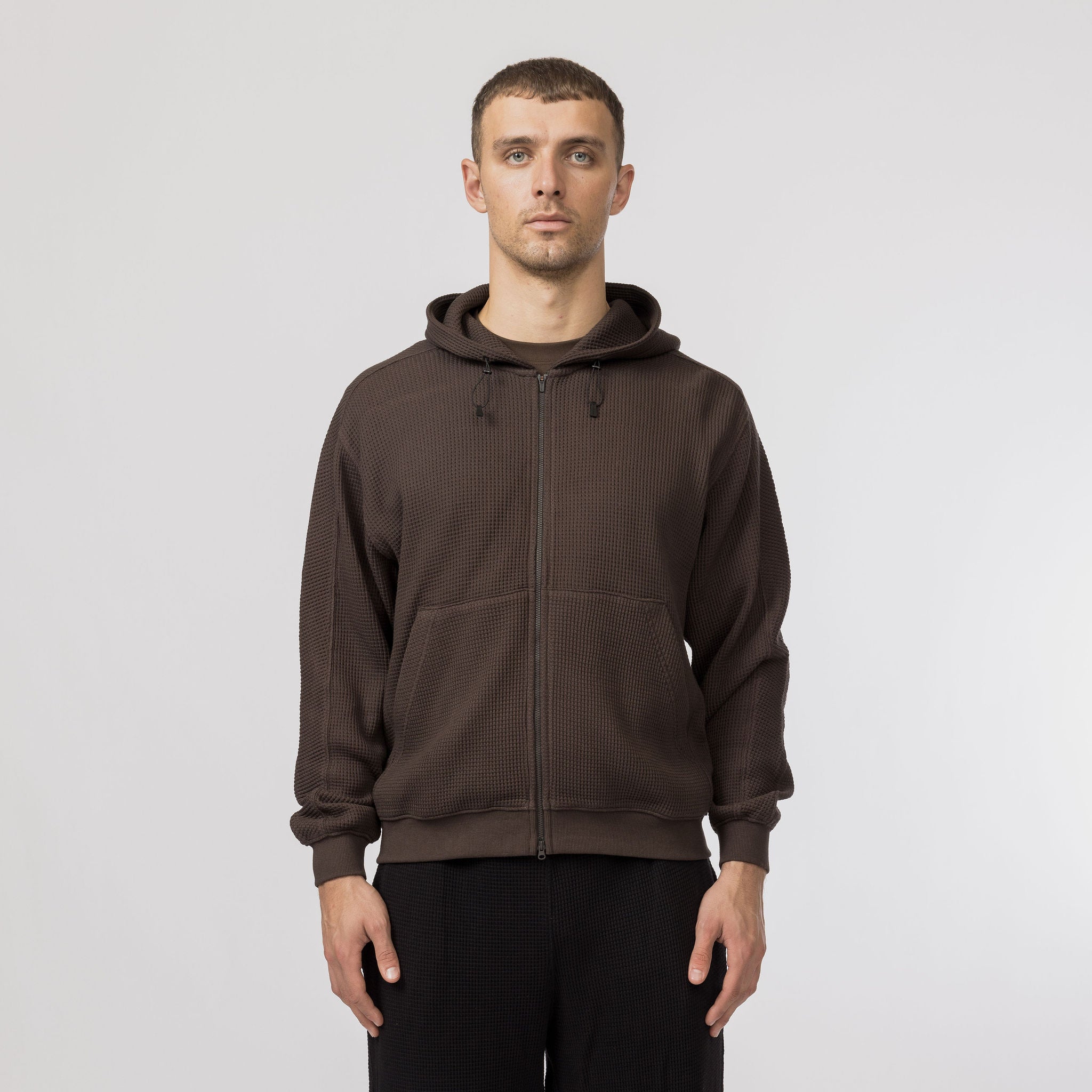 Heavyweight Waffle Zip Parka - Snow Peak UK