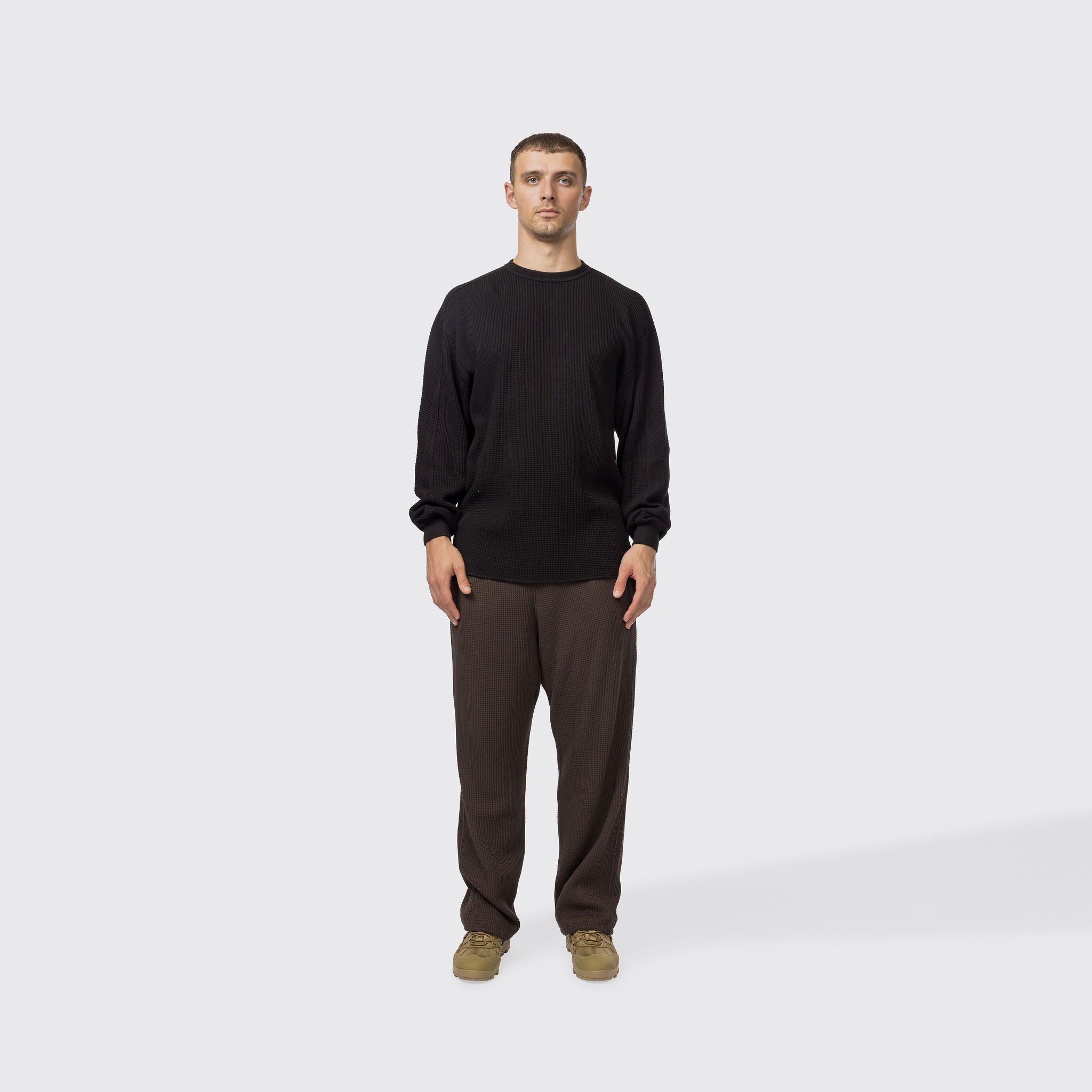 Heavyweight Waffle Pullover - Snow Peak UK