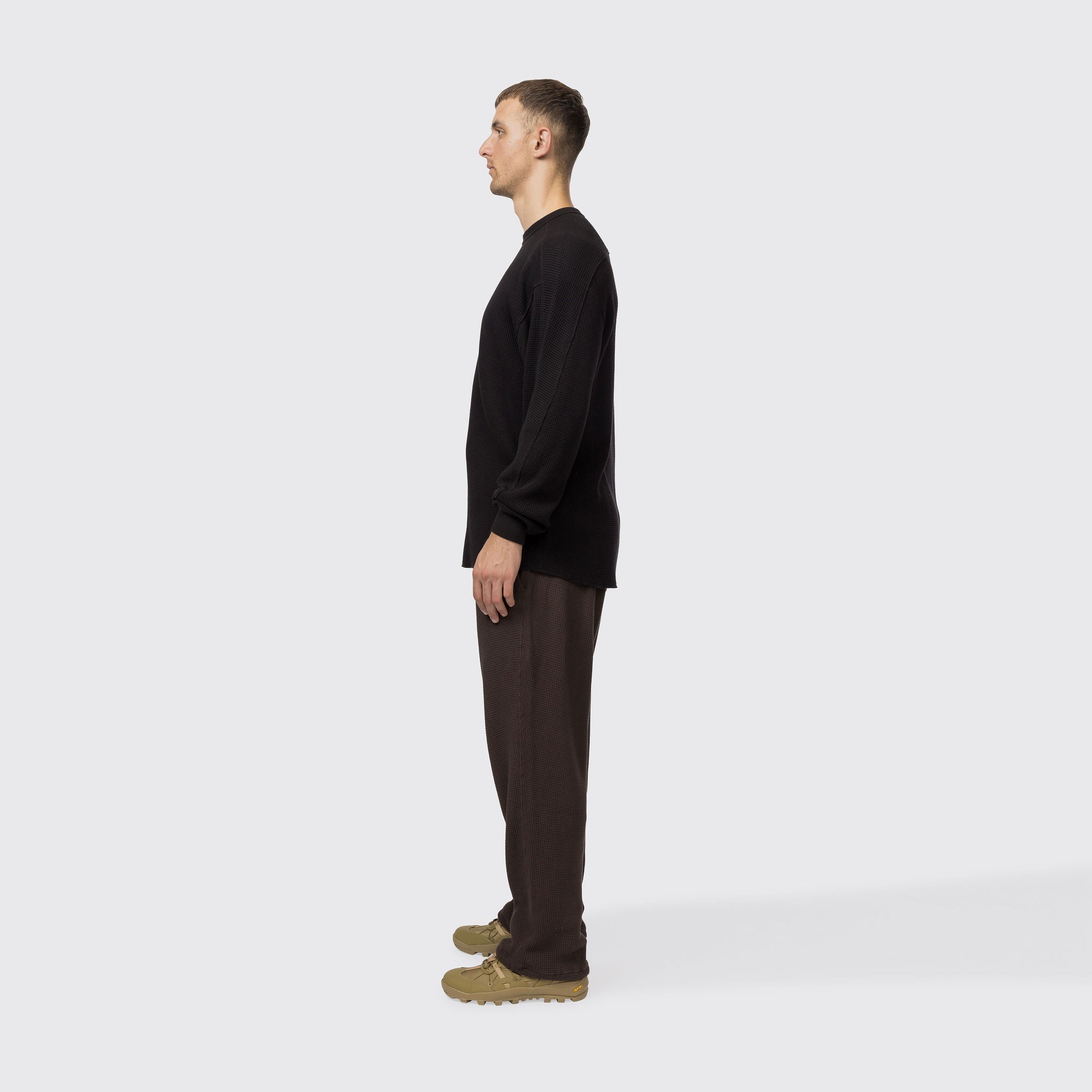 Heavyweight Waffle Pullover - Snow Peak UK