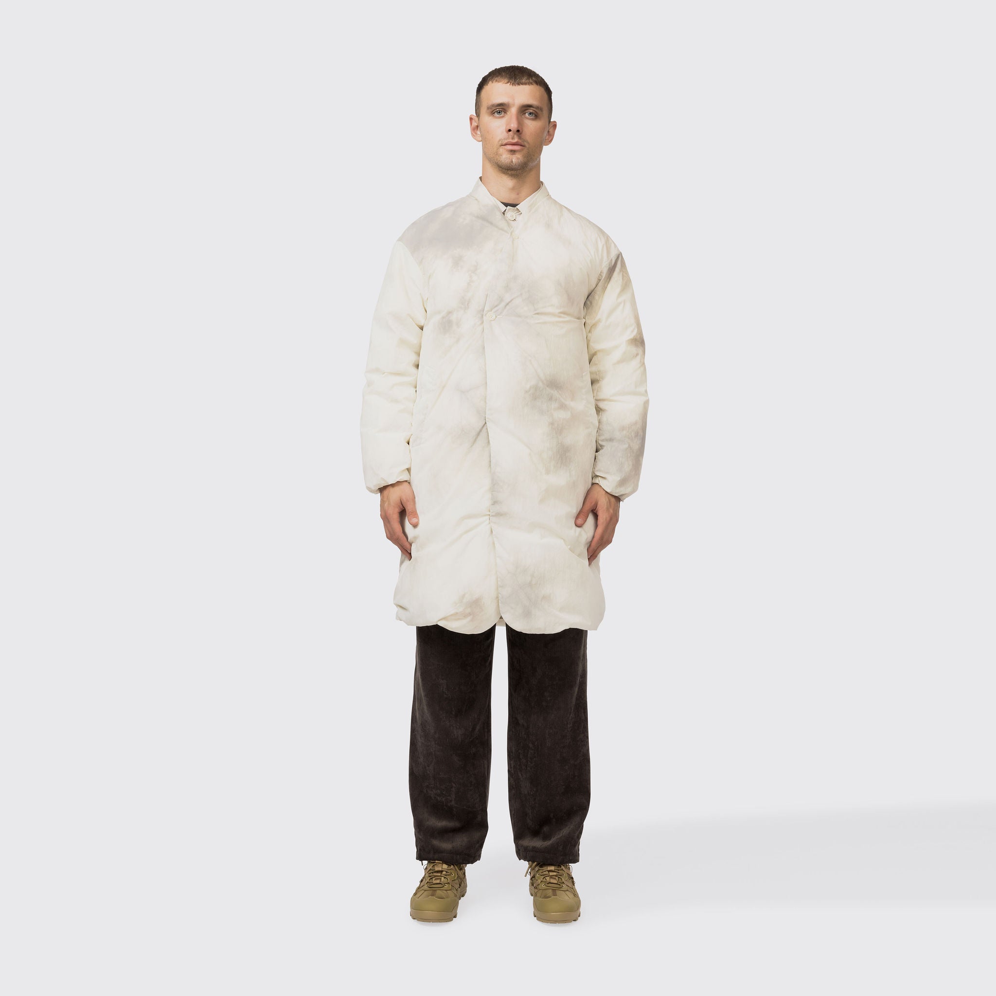 Shibori Dyeing Down Coat - Snow Peak UK