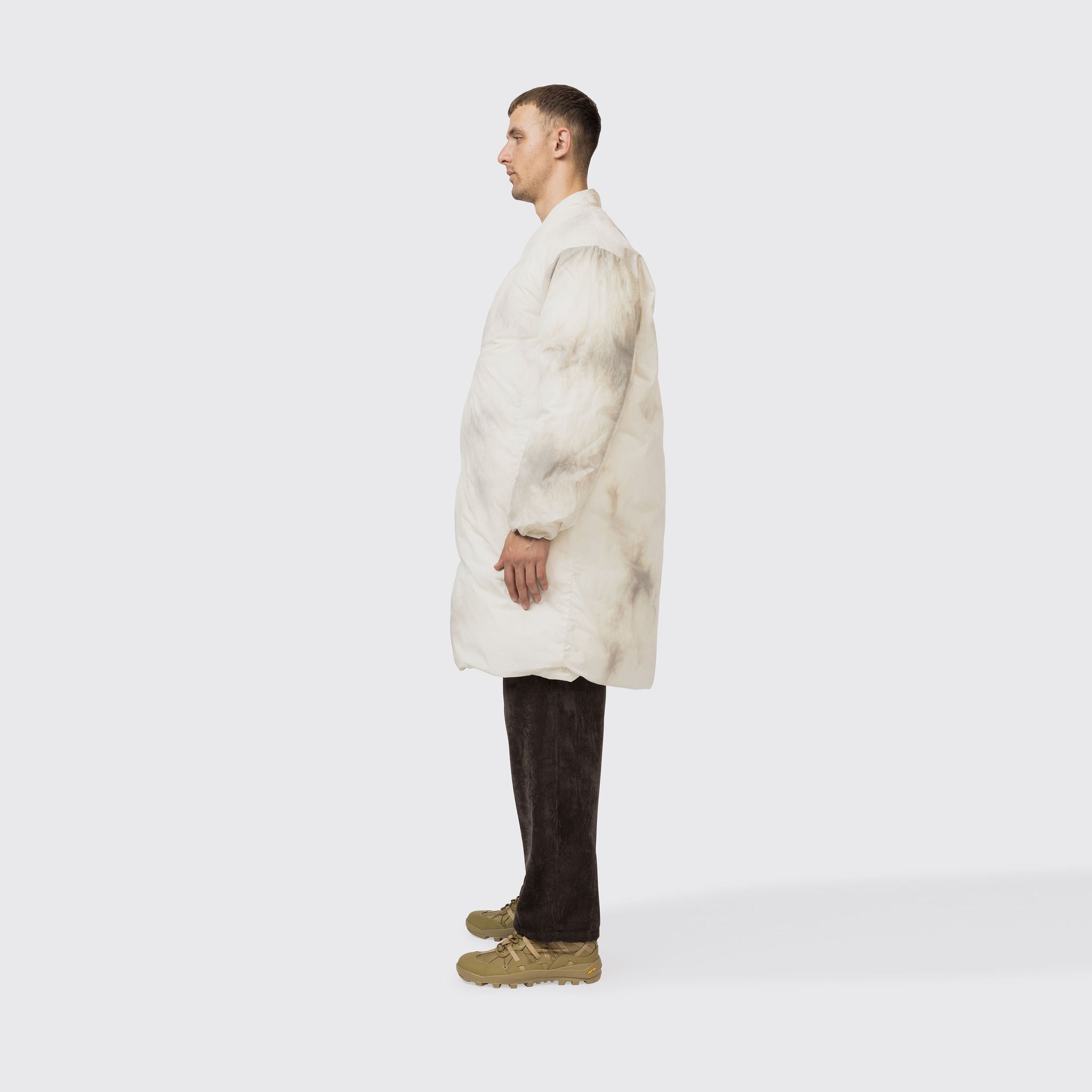 Shibori Dyeing Down Coat - Snow Peak UK
