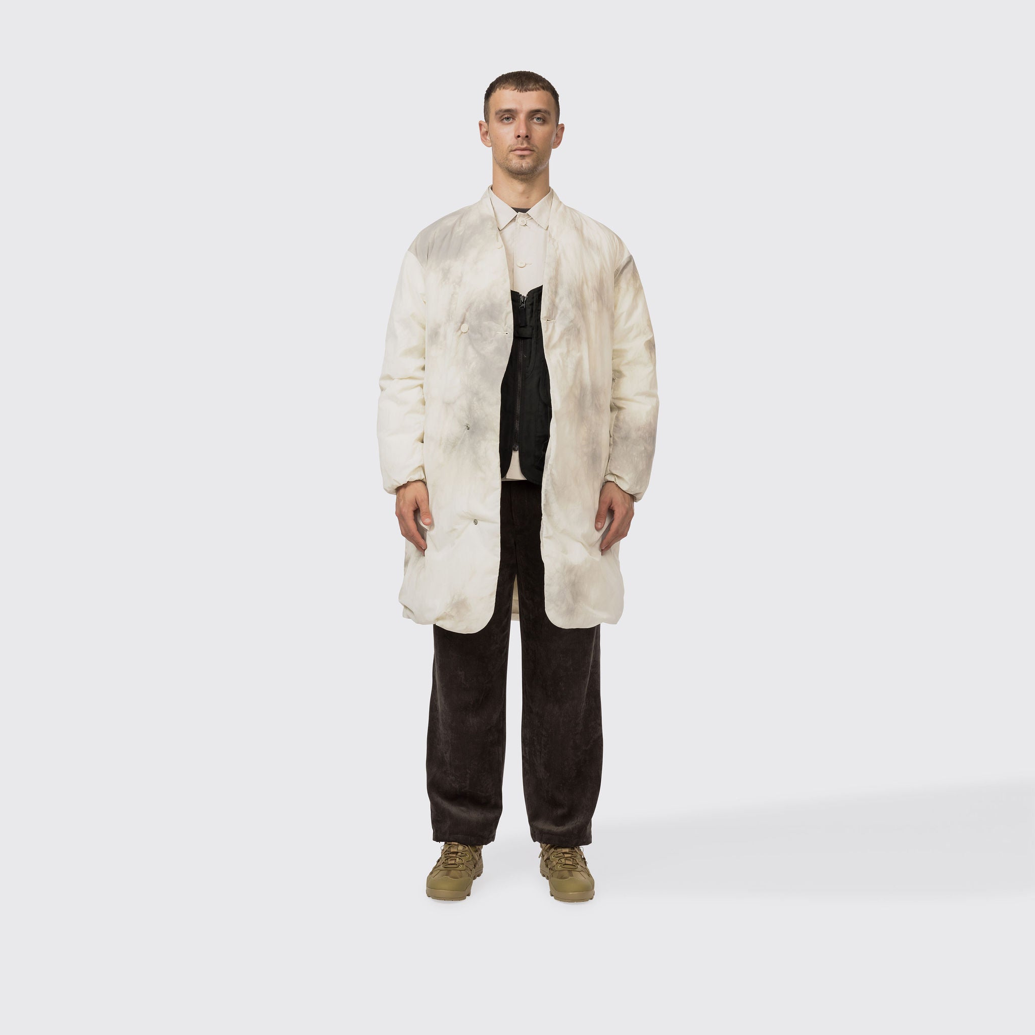 Shibori Dyeing Down Coat - Snow Peak UK