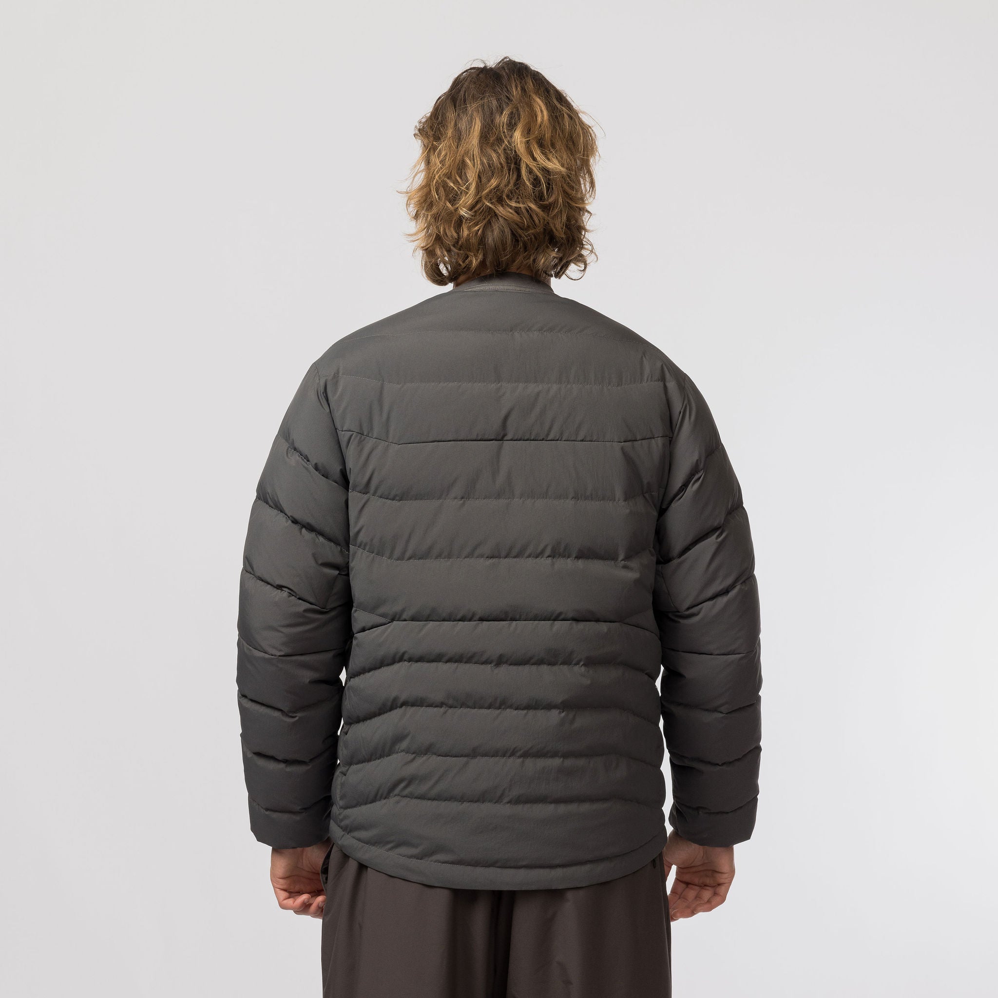 Middler Down Collarless Jacket