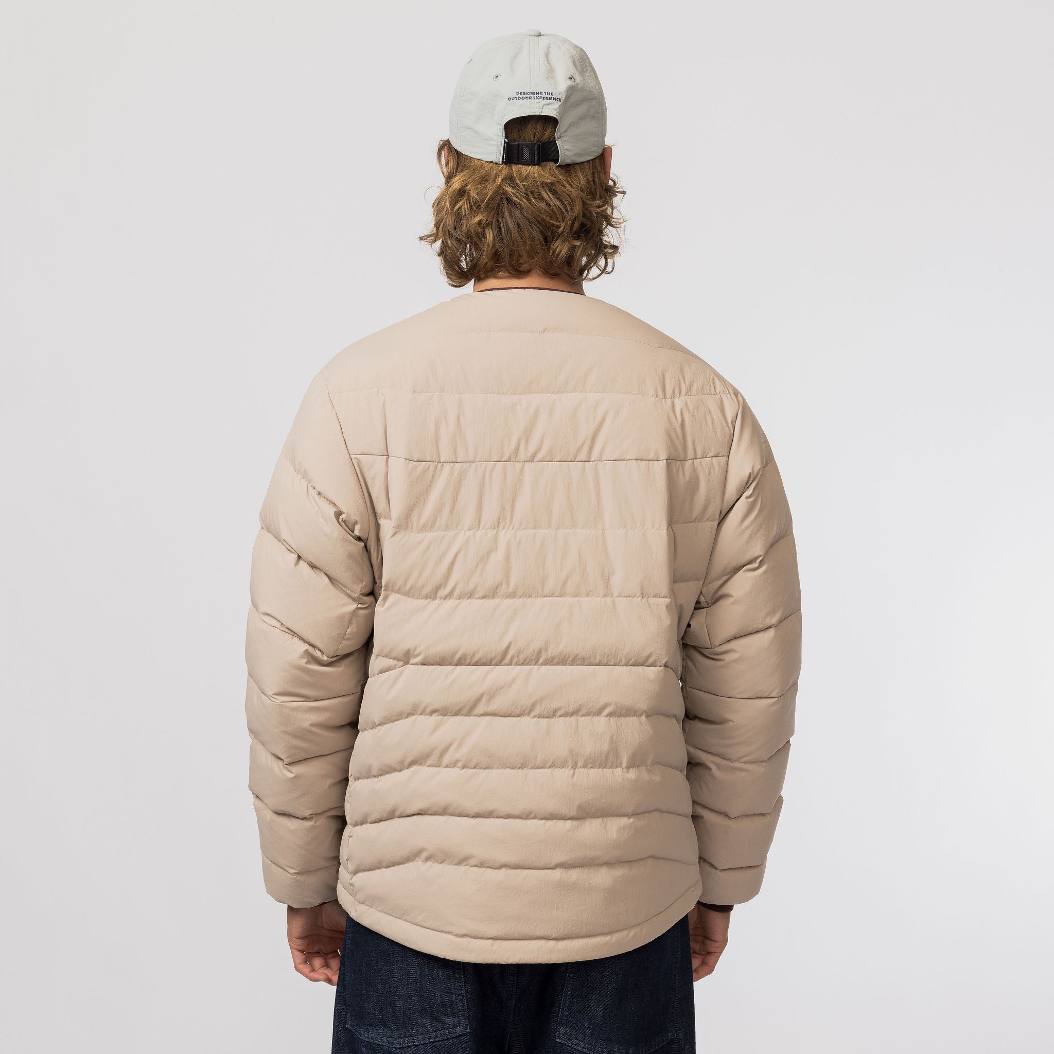Middler Down Collarless Jacket