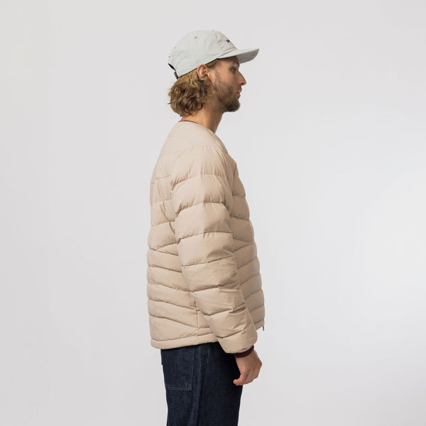 Middler Down Collarless Jacket