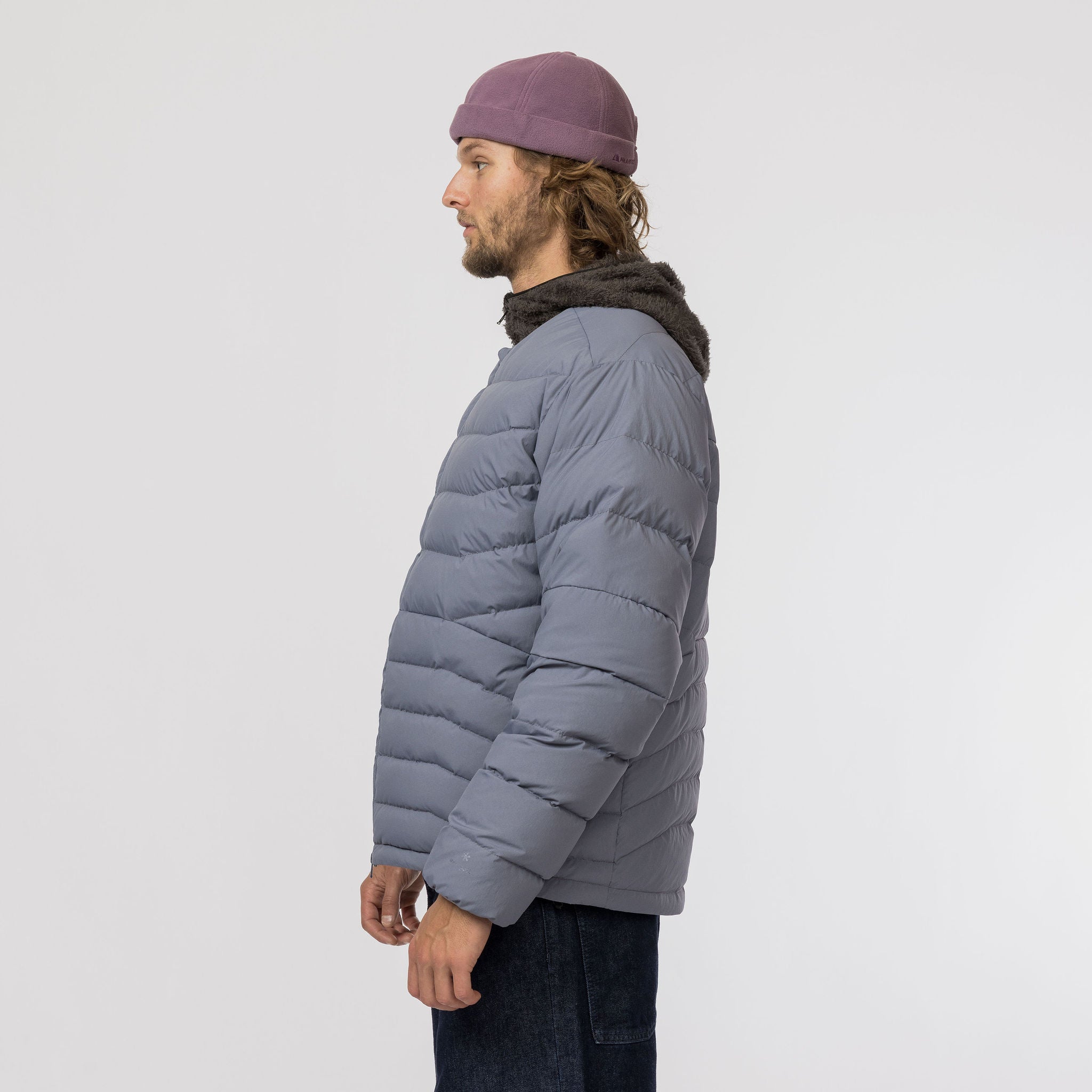 Middler Down Collarless Jacket