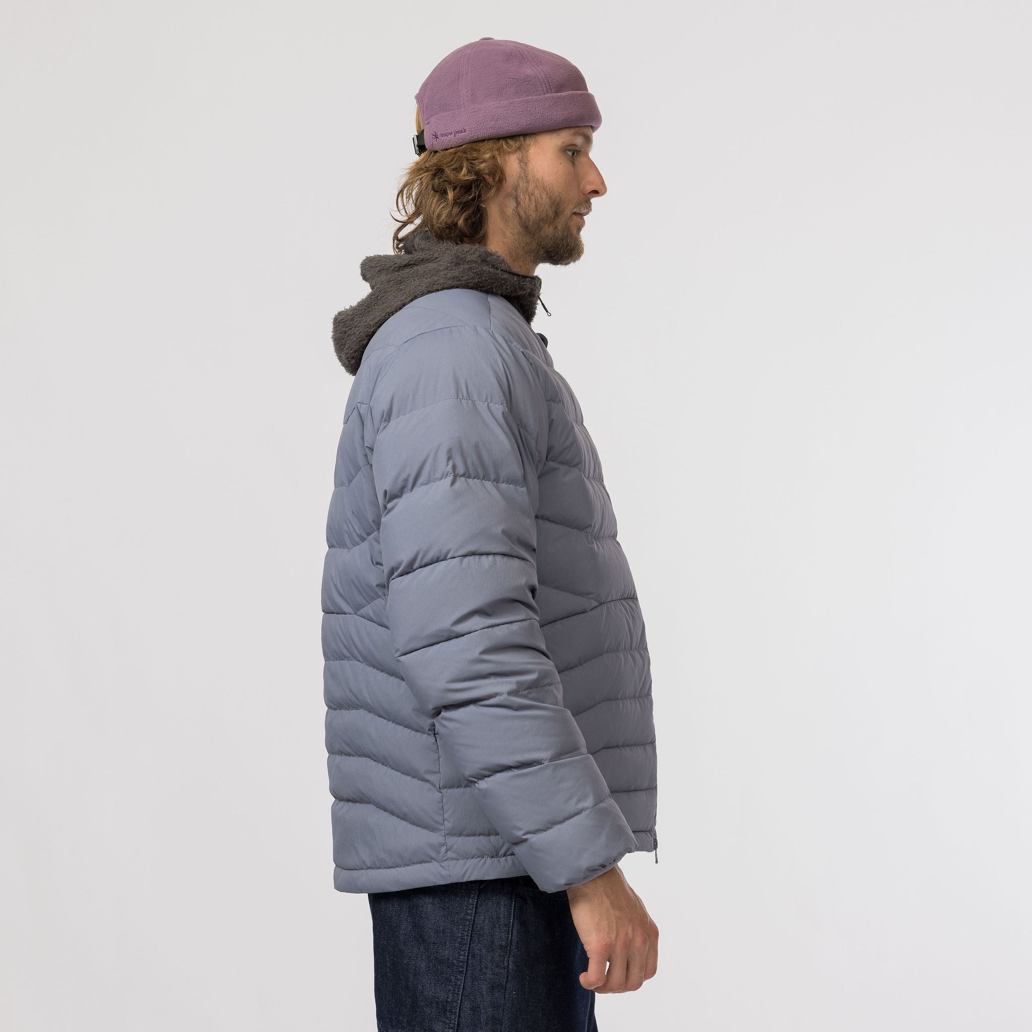 Middler Down Collarless Jacket