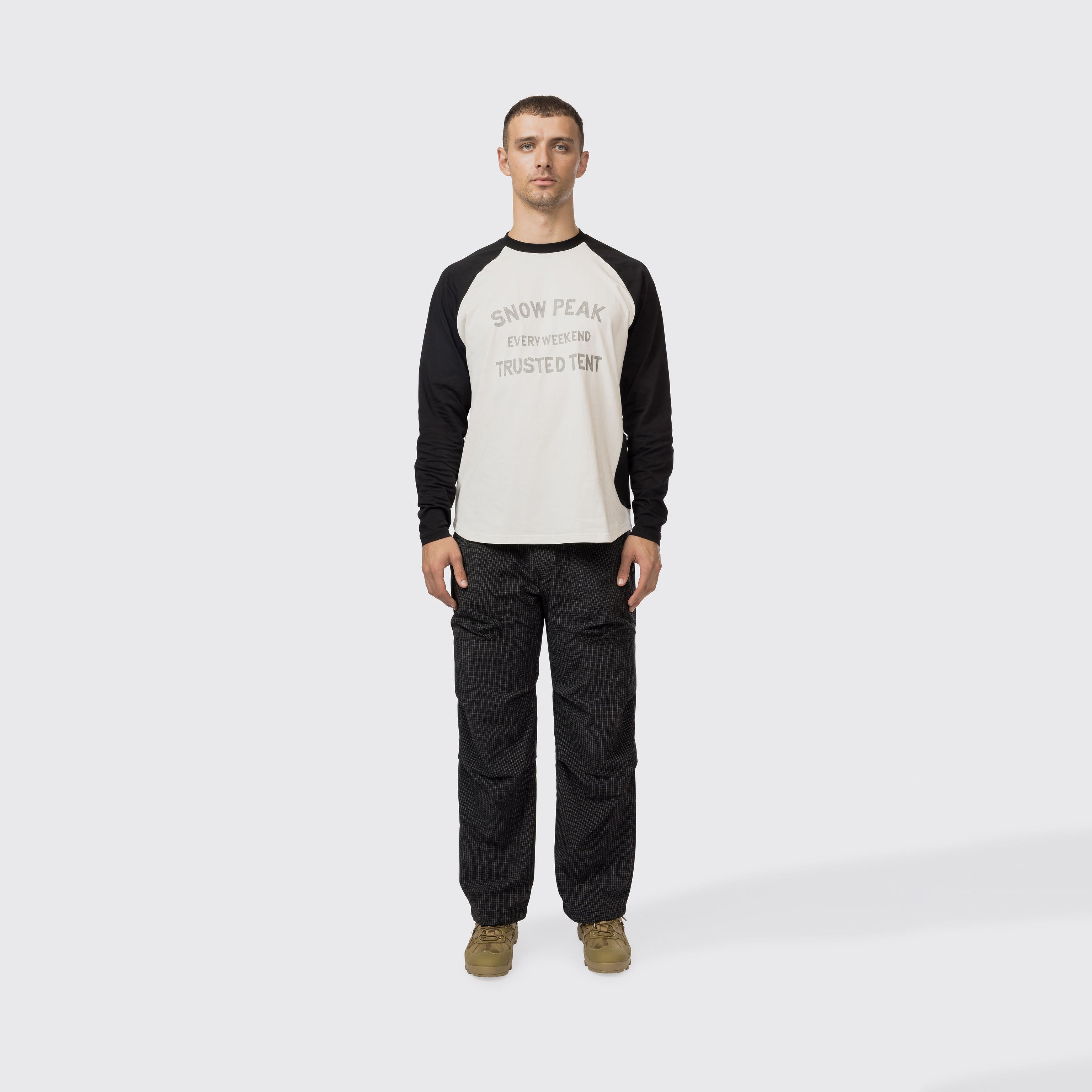 Raglan Multi Color L/S T-Shirt - Snow Peak UK
