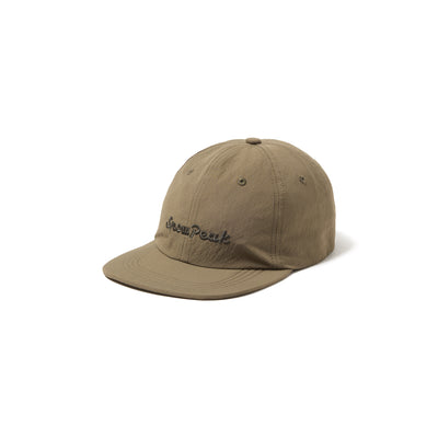 Snow Peak Typography Cap Olive AC-25AU02300066 - Snow Peak UK