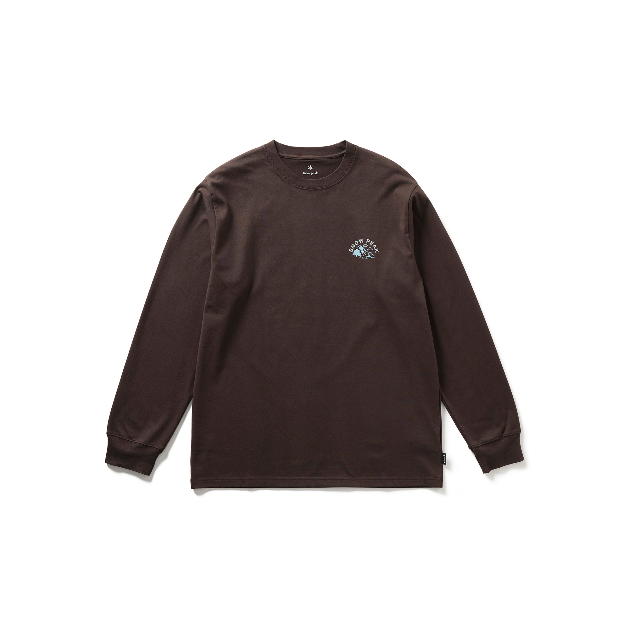 Living With Nature L/S Tee Dark Brown TS-25AU00911033 - Snow Peak UK