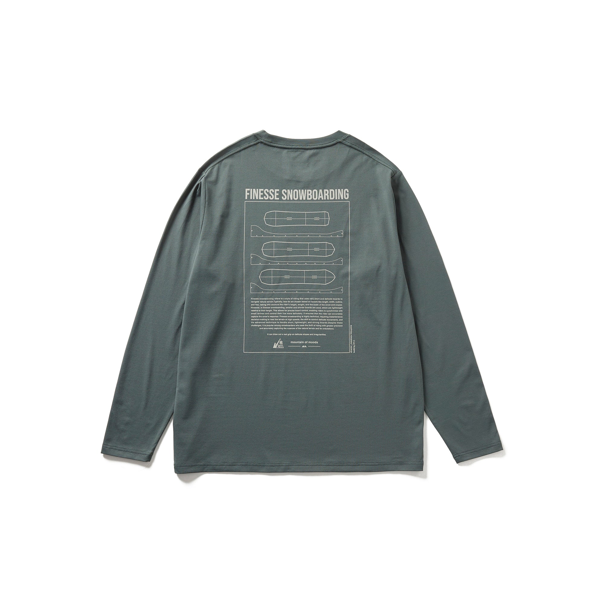 Mountain of Moods Satoyama Long Sleeve T-Shirt - Snow Peak UK