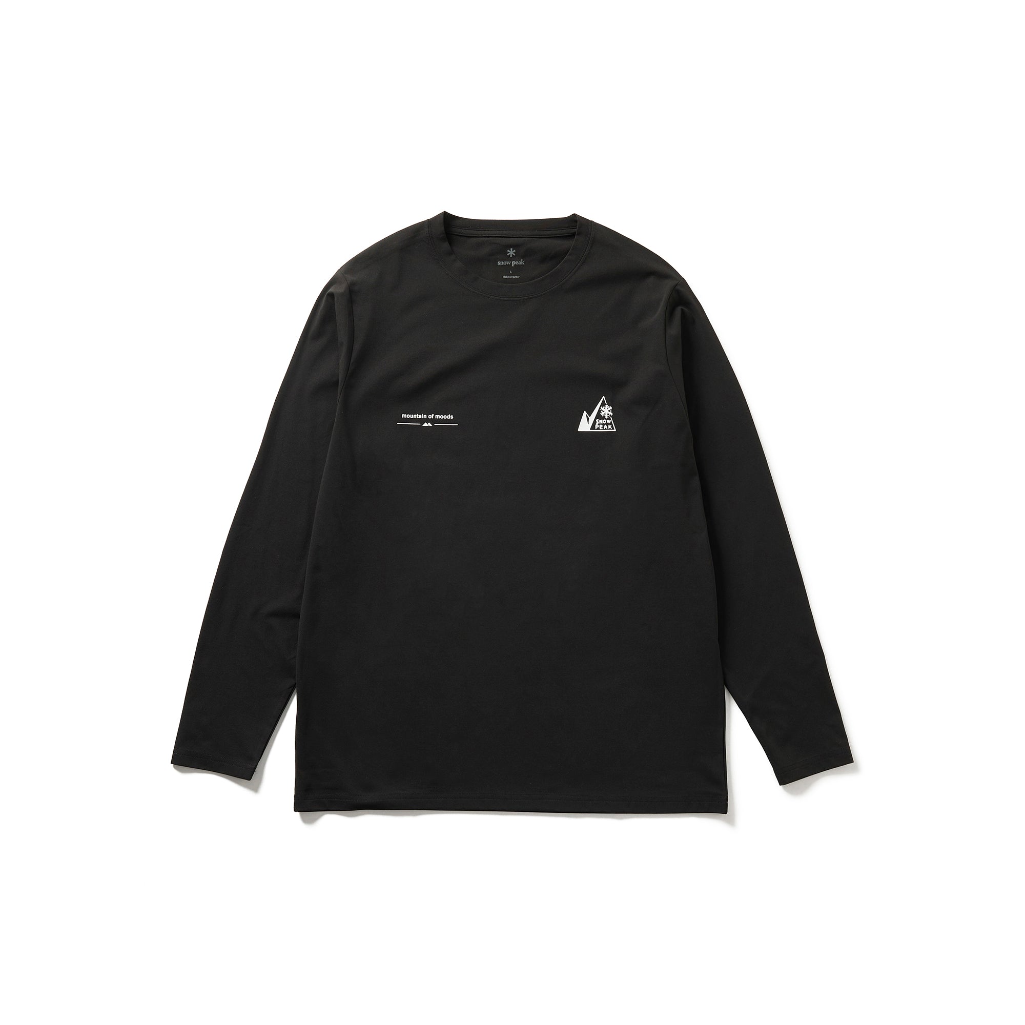Mountain of Moods Satoyama Long Sleeve T-Shirt Black MM4510-TS0102019 - Snow Peak UK