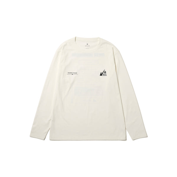 Mountain of Moods Satoyama Long Sleeve T-Shirt Off White MM4510-TS0102002 - Snow Peak UK