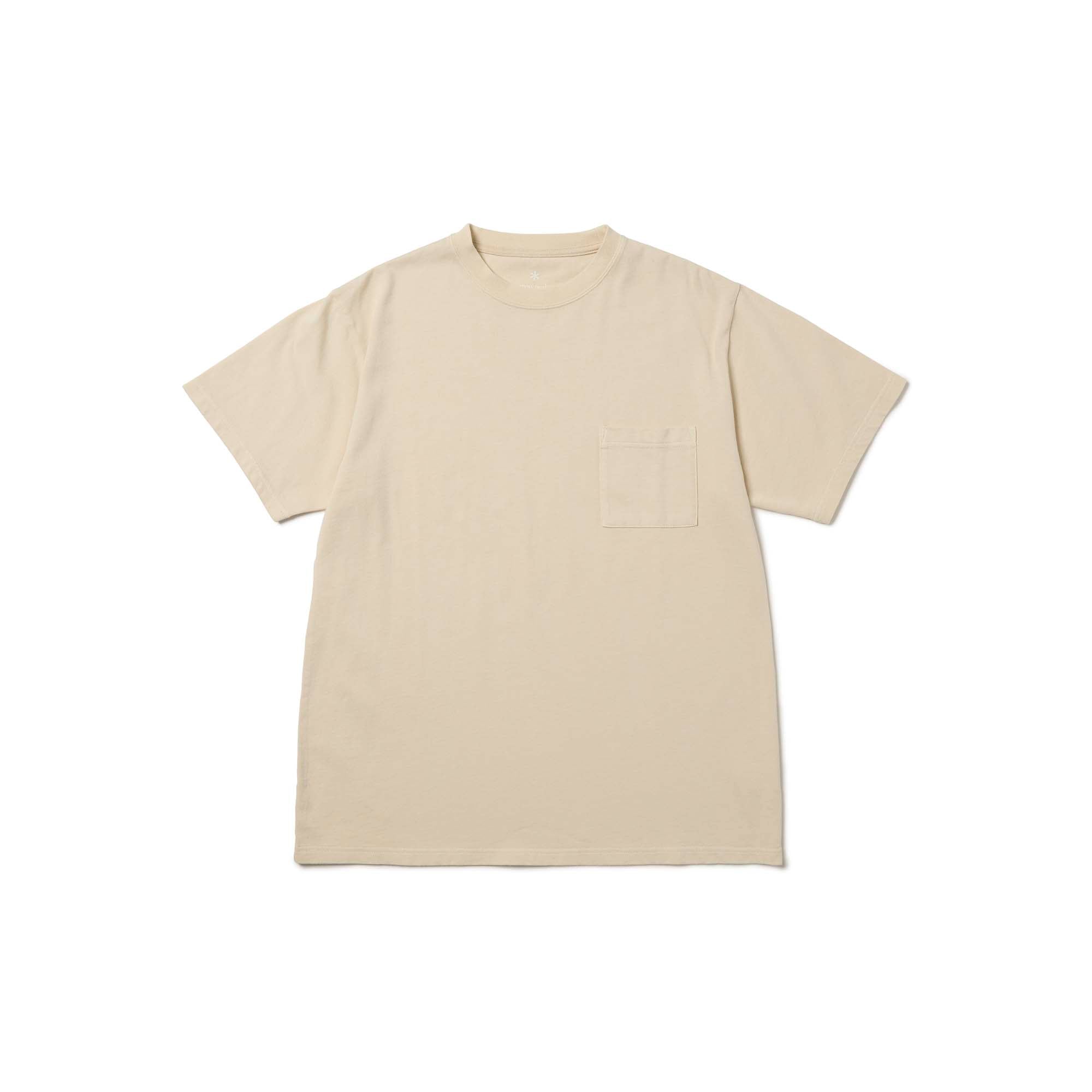 Garment Dyed T-Shirt Ivory TS-25AU01111022 - Snow Peak UK