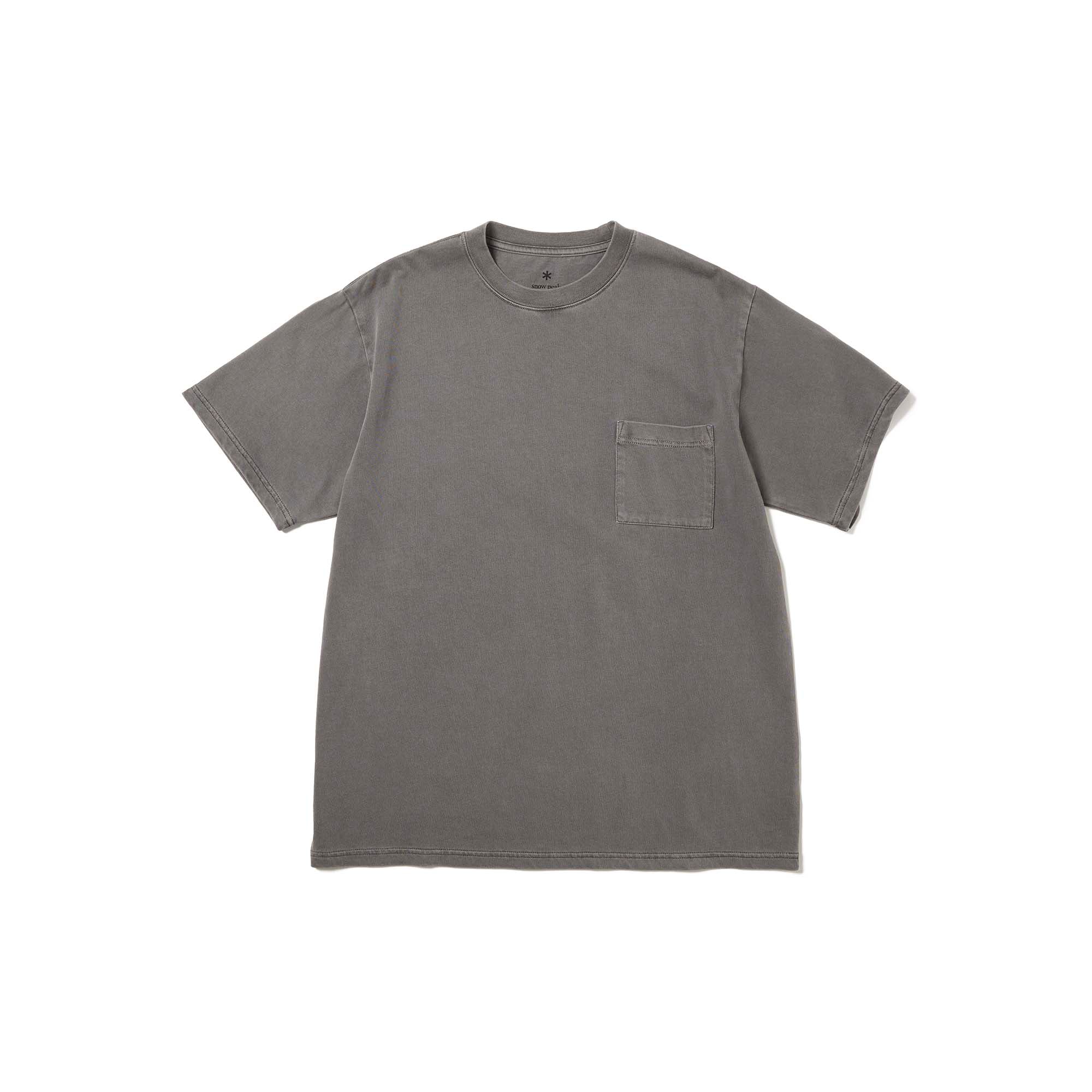 Garment Dyed T-Shirt Charcoal TS-25AU01111013 - Snow Peak UK