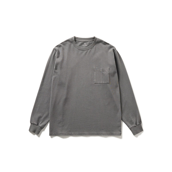 Garment Dyed L/S T-Shirt Charcoal TS-25AU01202013 - Snow Peak UK