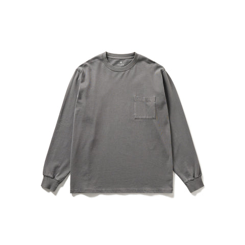 Garment Dyed L/S T-Shirt Charcoal TS-25AU01211013 - Snow Peak UK