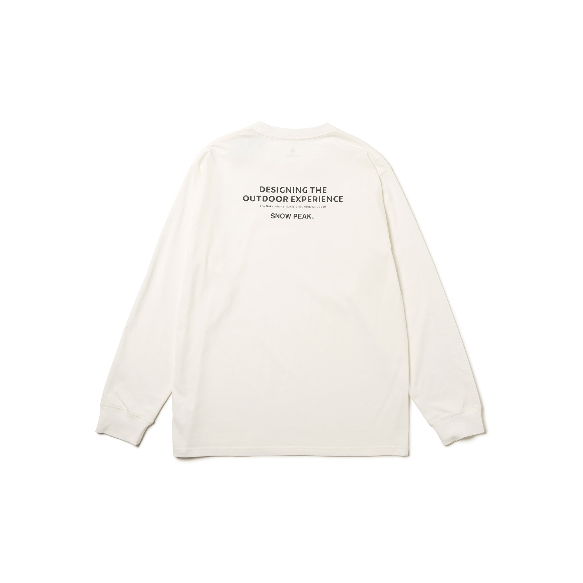 Snow Peak Typography L/S T-Shirt - Snow Peak UK