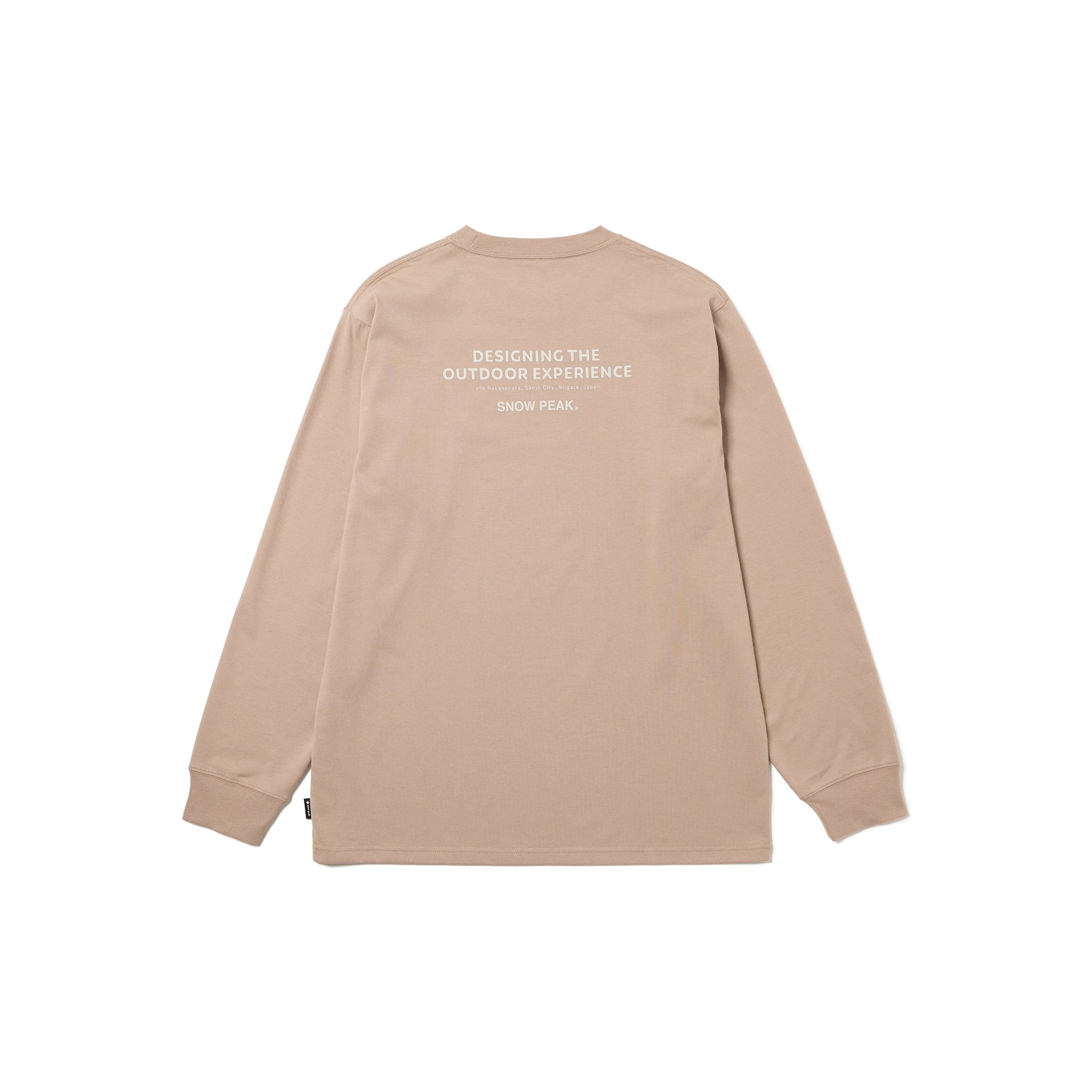 Snow Peak Typography L/S T-Shirt - Snow Peak UK