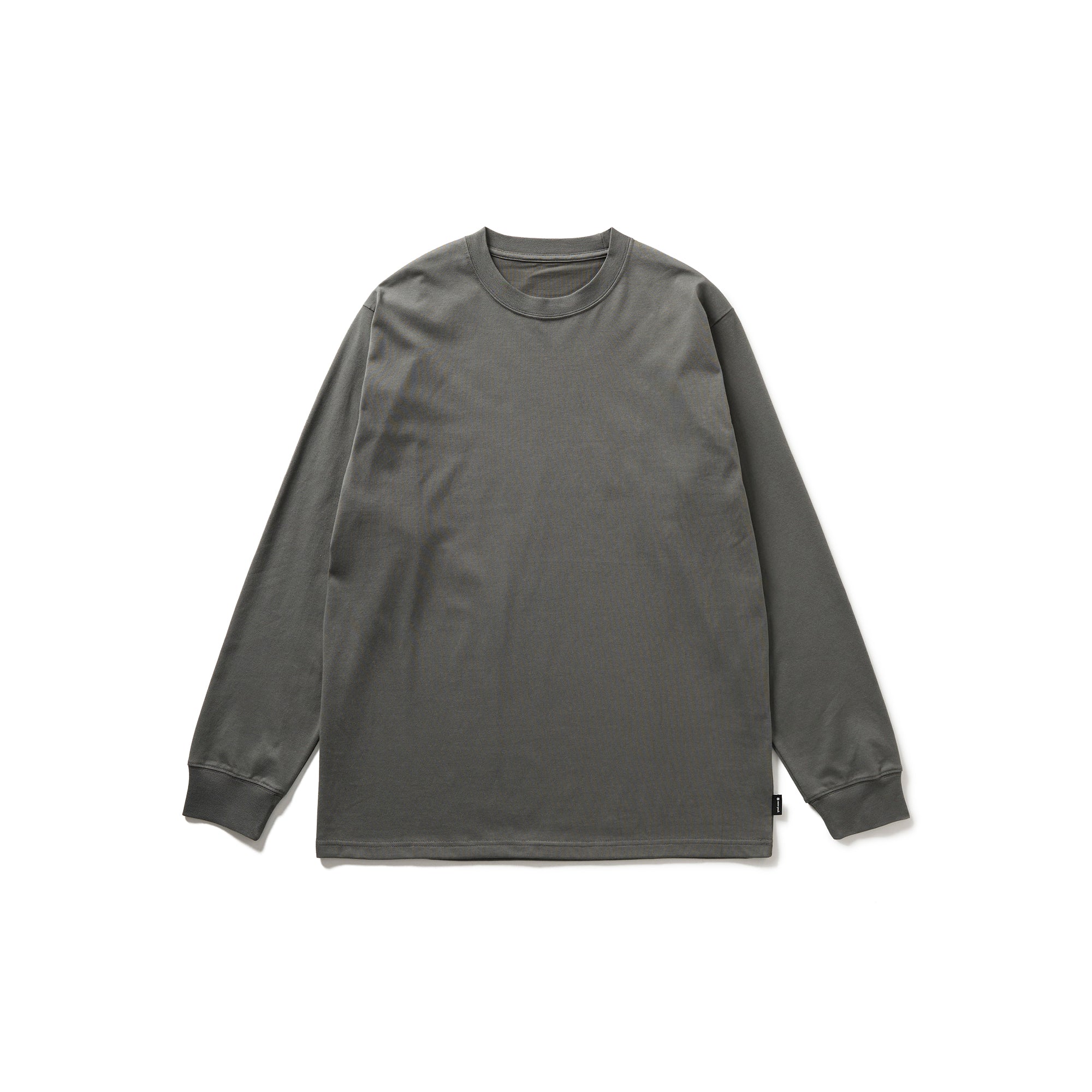 Snow Peak Typography L/S T-Shirt Grey TS-25AU00711012 - Snow Peak UK