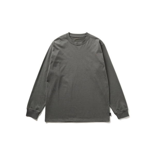 Snow Peak Typography L/S T-Shirt Grey TS-25AU00711012 - Snow Peak UK