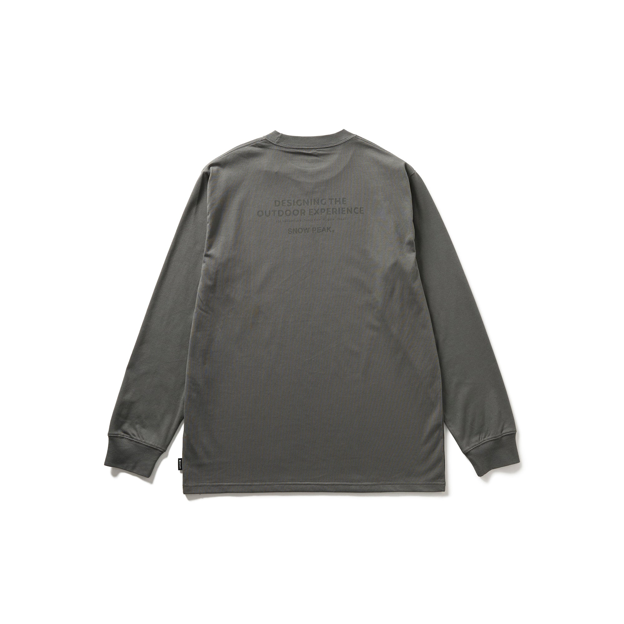 Snow Peak Typography L/S T-Shirt - Snow Peak UK