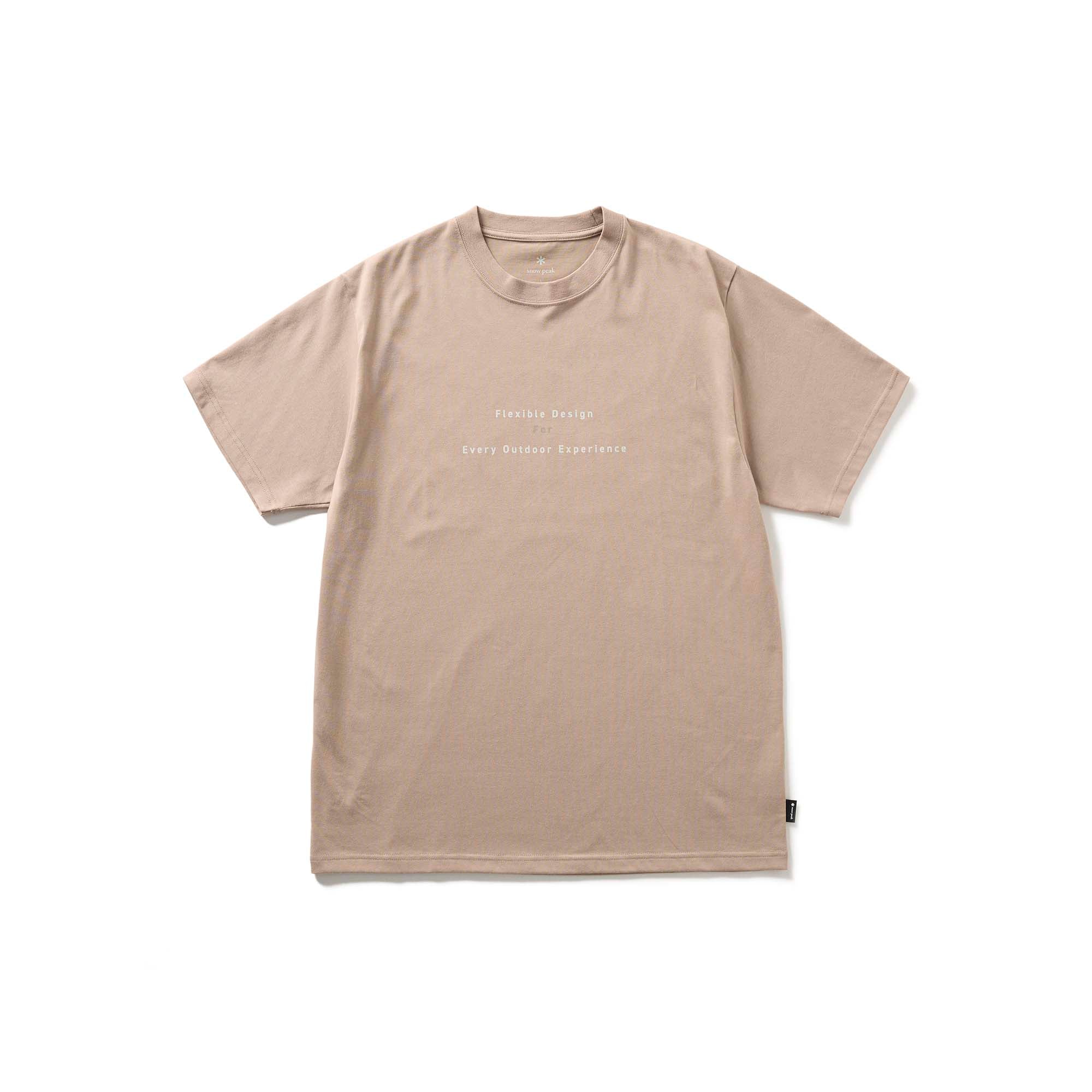 Jikaro Firering Table T-Shirt Beige TS-25AU00411025 - Snow Peak UK