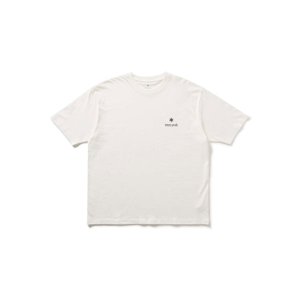 Soft Cotton Relaxed Logo T-Shirt Off White TS-25AU00602002 - Snow Peak UK