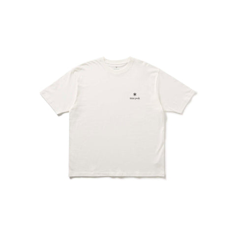 Soft Cotton Relaxed Logo T-Shirt Off White TS-25AU00602002 - Snow Peak UK