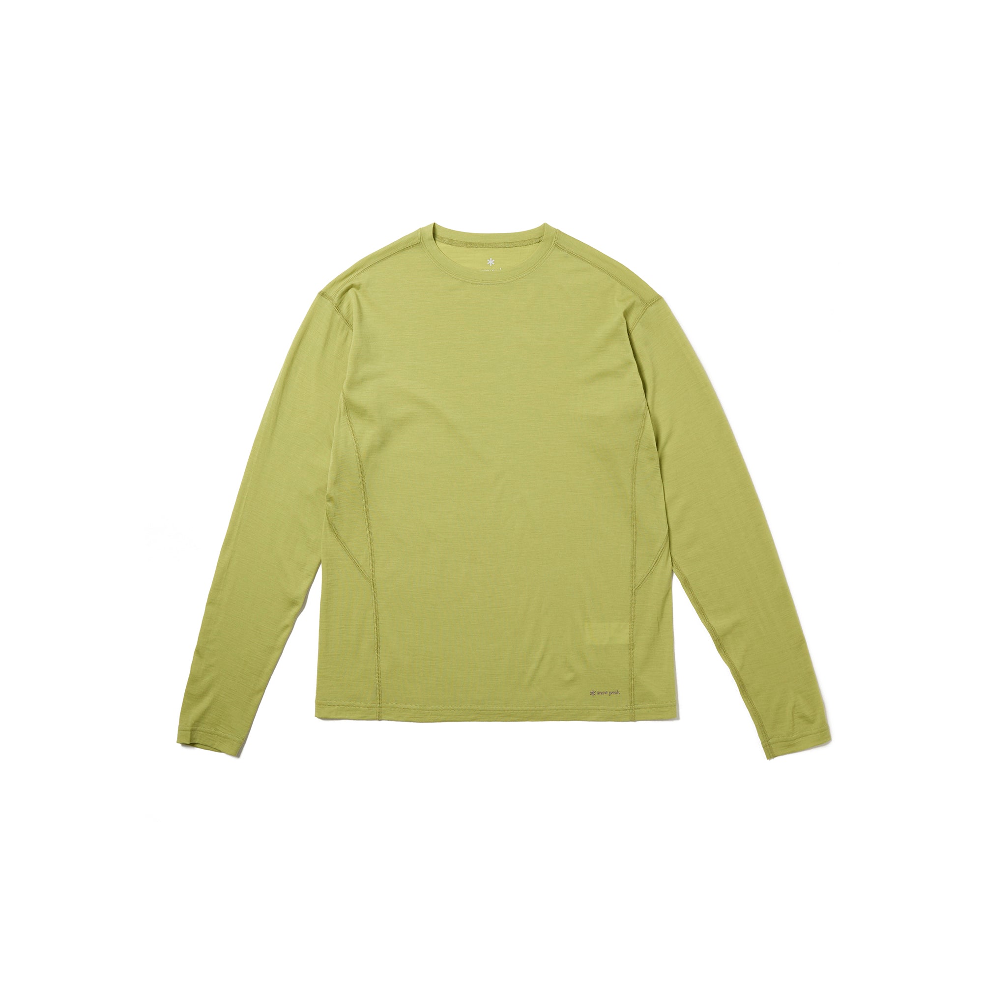 Merino Wool L/S T-Shirt Light Green SW-25AU01511062 - Snow Peak UK