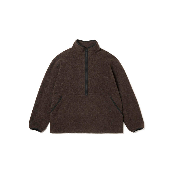 Recycled Wool Boa Pullover Dark Brown JK-25AU02202033 - Snow Peak UK