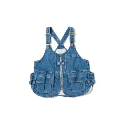 TAKIBI Denim Vest Light Blue JK-25AU01202071 - Snow Peak UK
