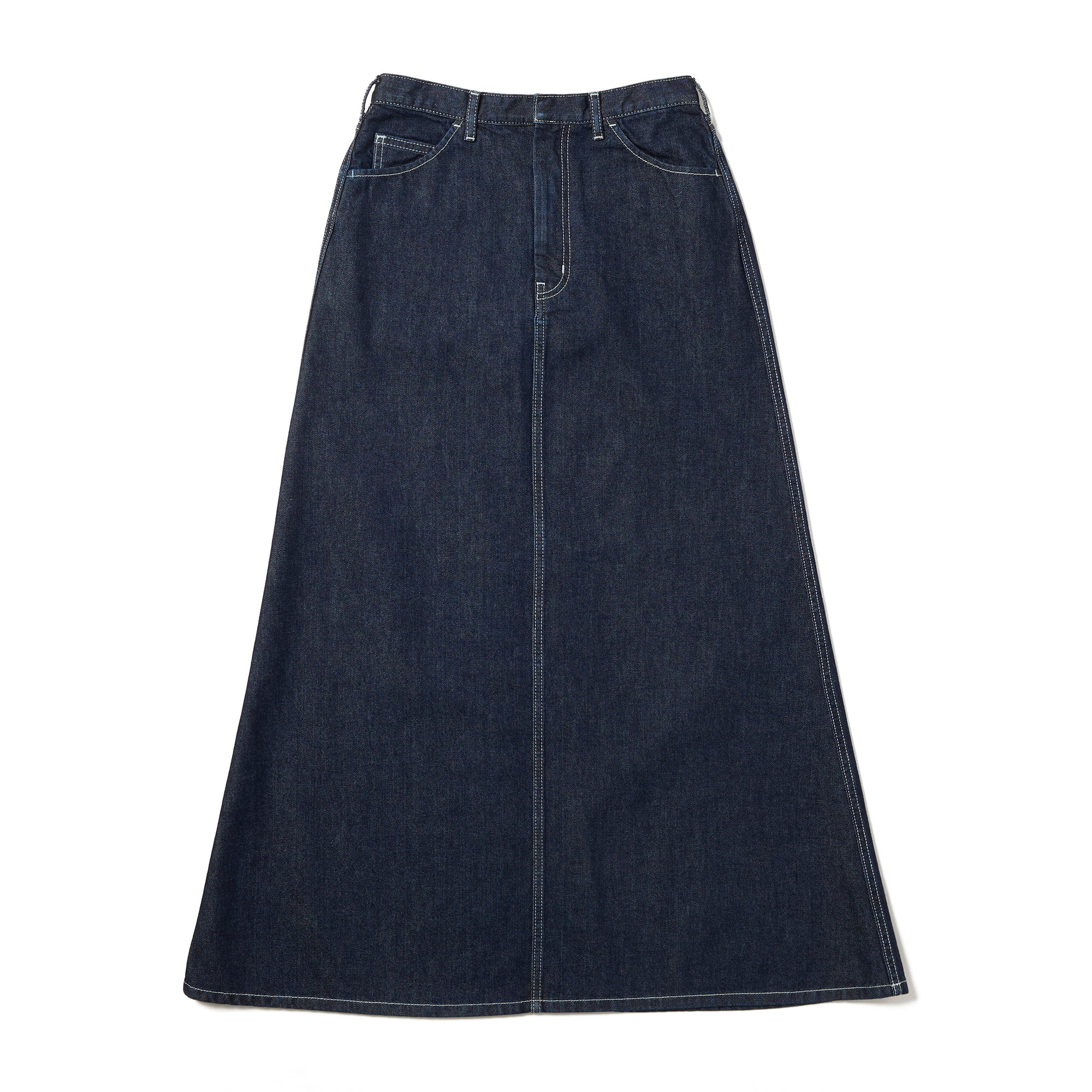 TAKIBI Denim Skirt Indigo SK-25AW00311073 - Snow Peak UK