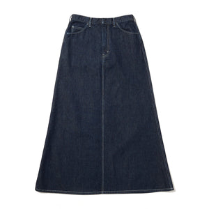 TAKIBI Denim Skirt Indigo SK-25AW00311073 - Snow Peak UK
