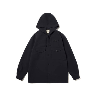 Easy Cloth Hooded Shirt Dark Navy SH-25AU00602075 - Snow Peak UK