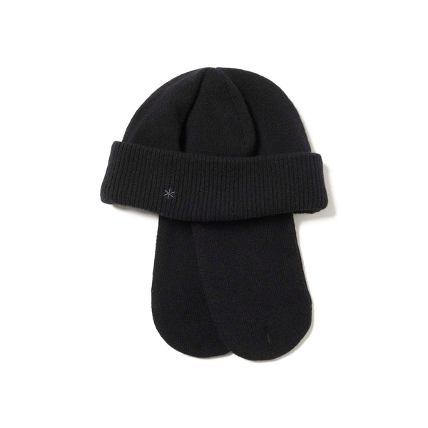 Knit Flight Cap Black AC-25AU02700019 - Snow Peak UK