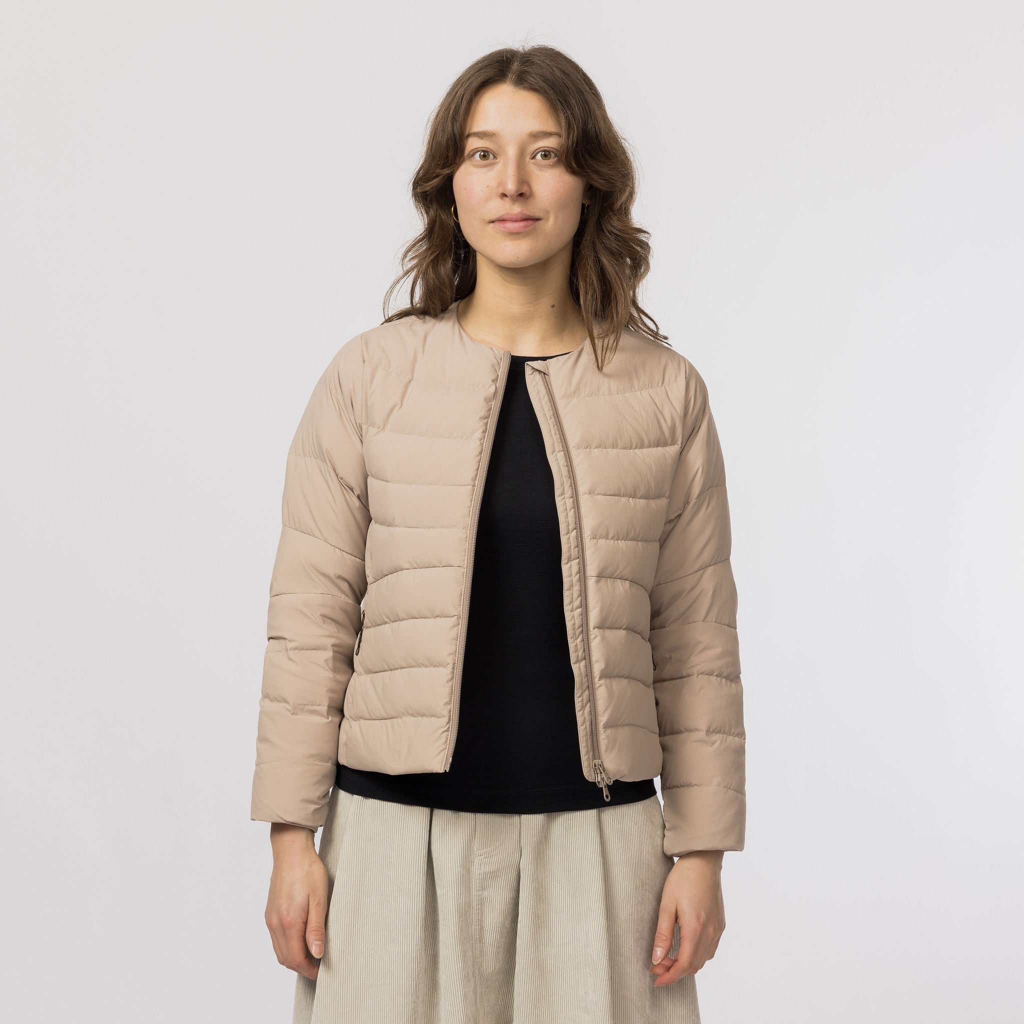 Middler Down Collarless Jacket W's