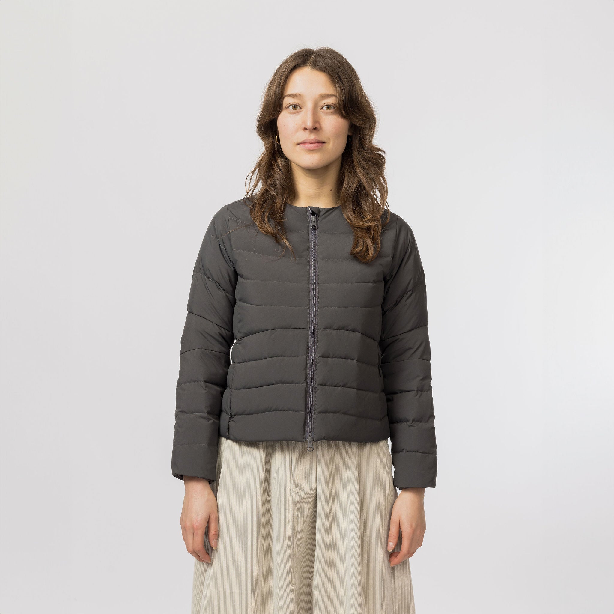 Middler Down Collarless Jacket W's