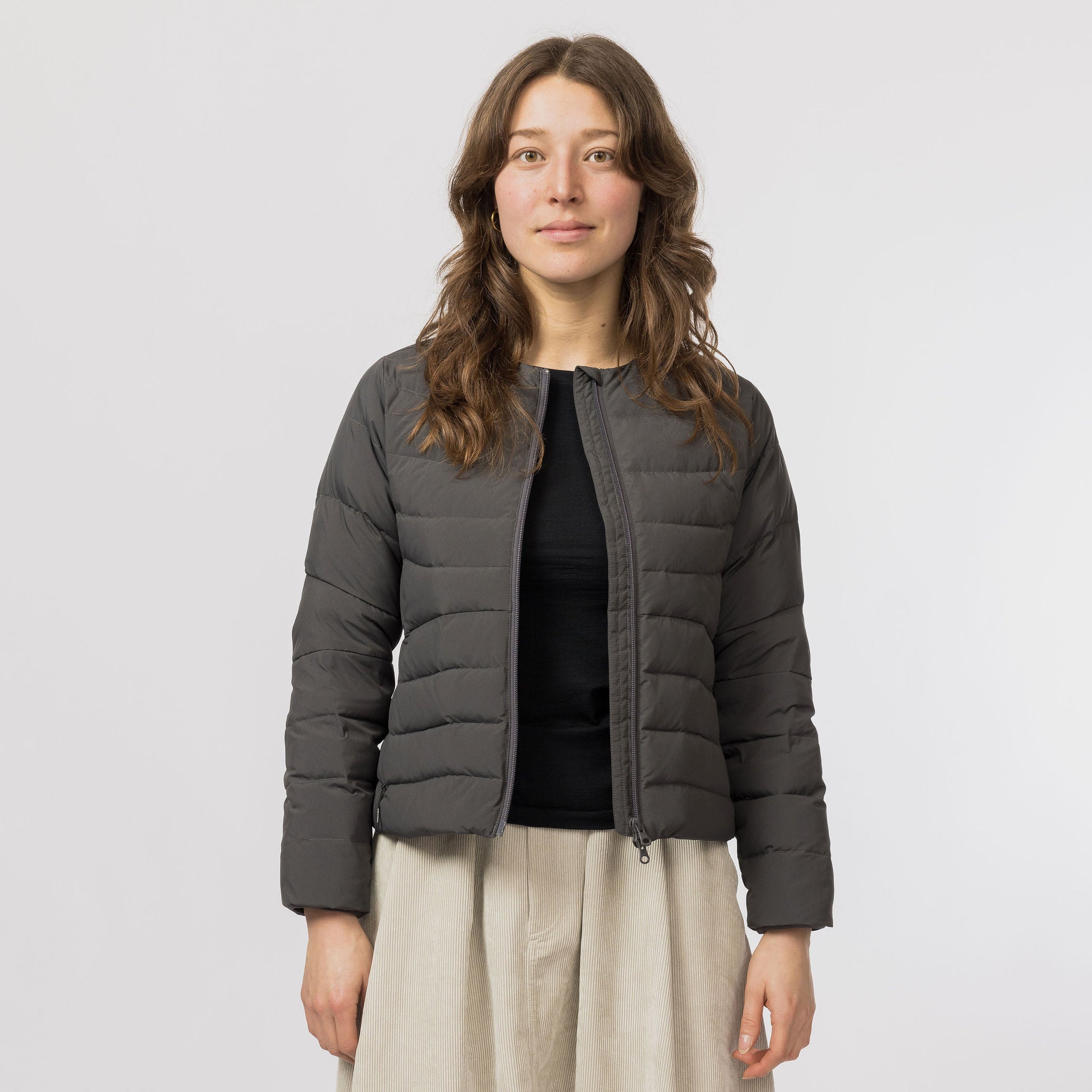 Middler Down Collarless Jacket W's