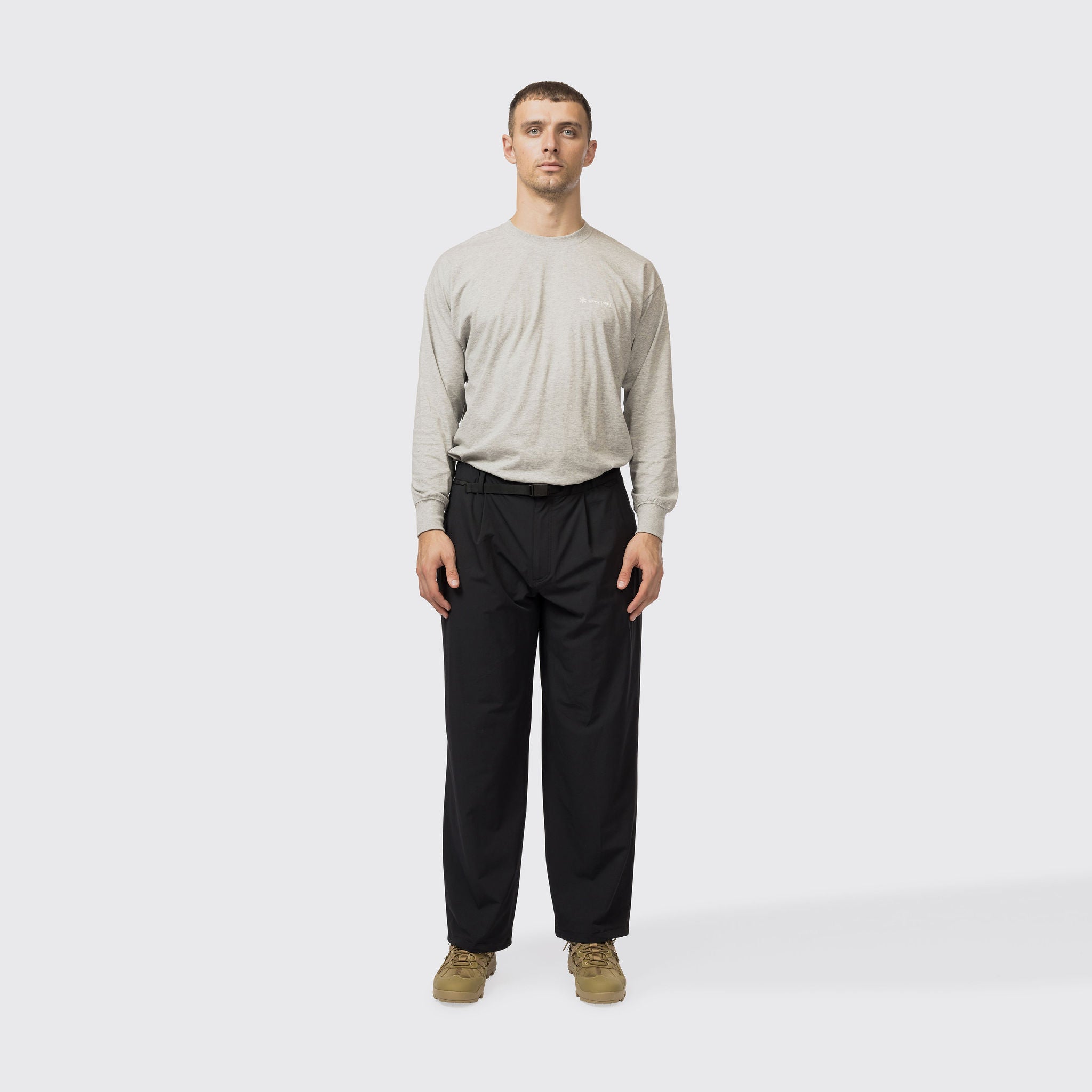 Soft Cotton Relaxed Logo L/S T-Shirt - Snow Peak UK