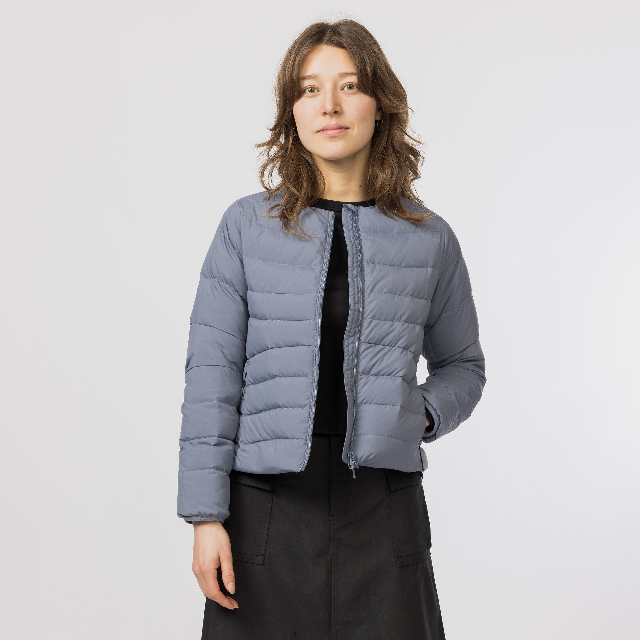 Middler Down Collarless Jacket W's