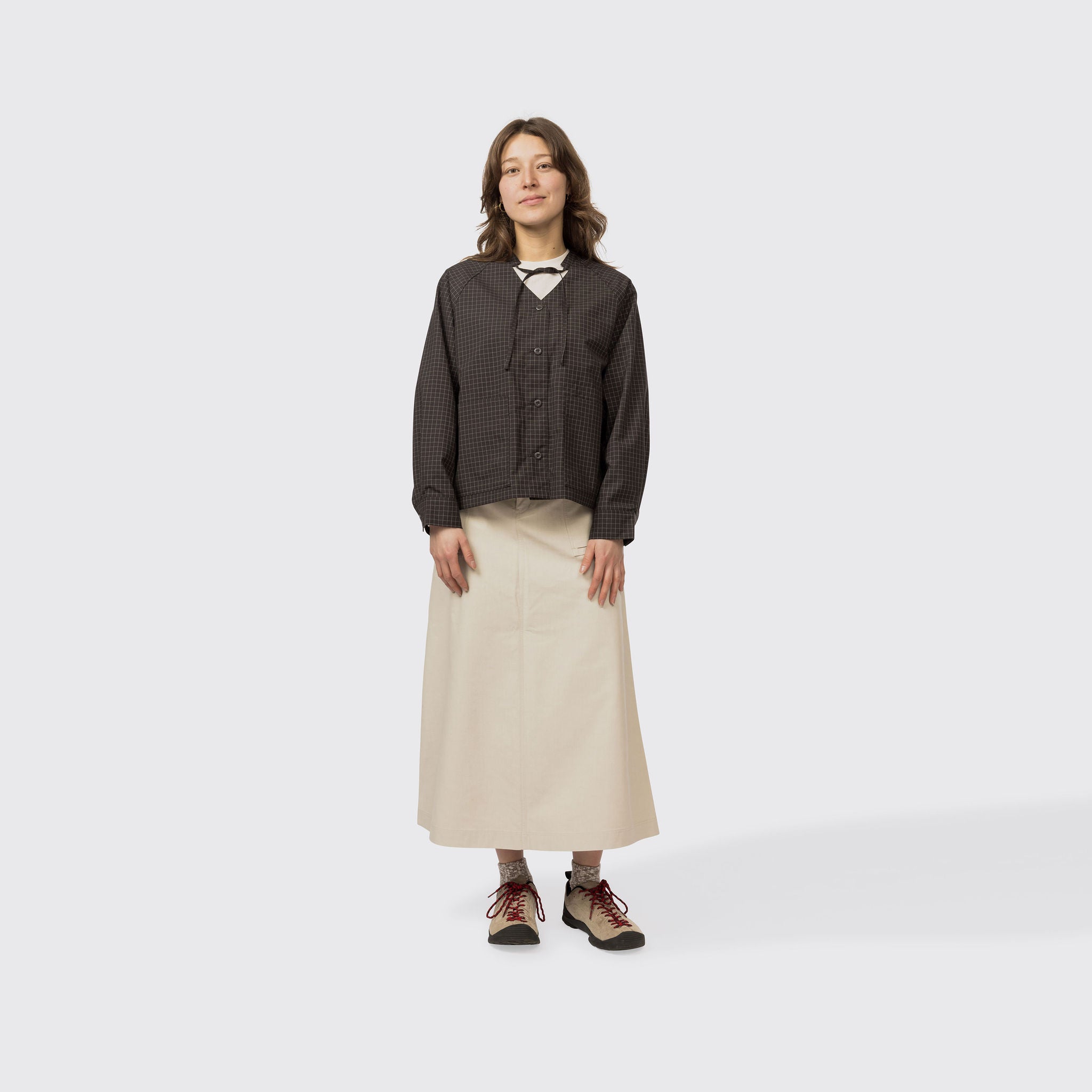 Wool Reflective Grid Coverall W's - Snow Peak UK