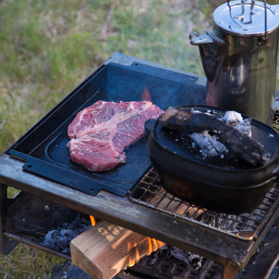 Grill Plate Half Deep Depth   - Snow Peak UK