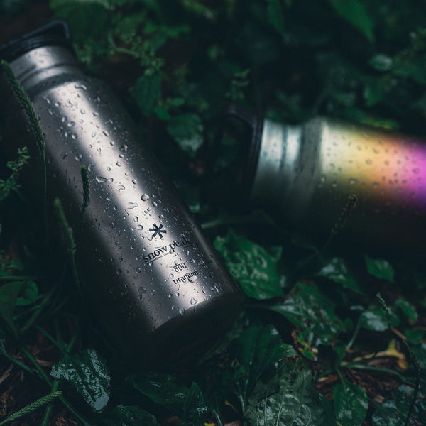 Titanium Aurora Bottle 800 Silver - Snow Peak UK