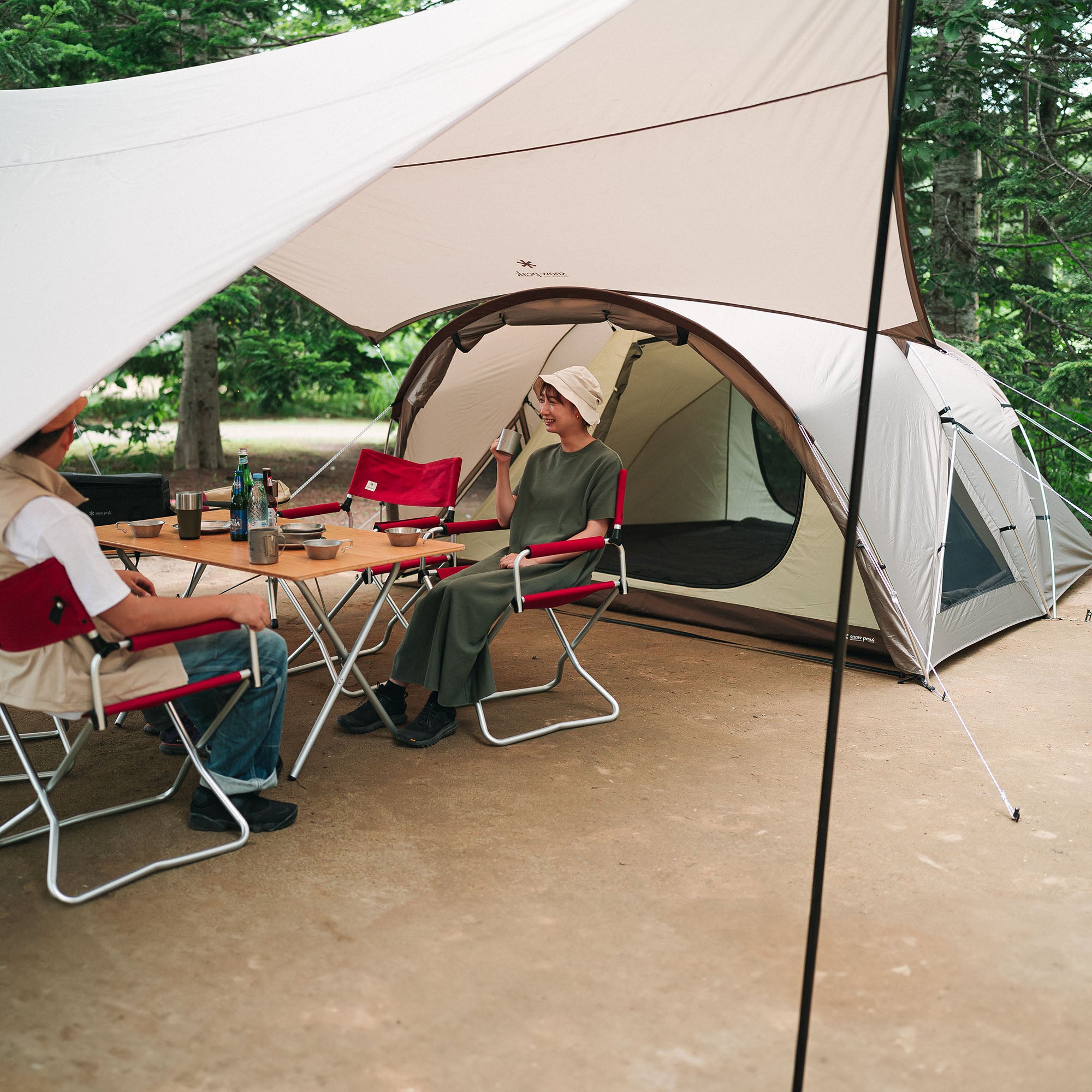 Land Nest Dome Medium Camp Essentials Bundle - Snow Peak UK