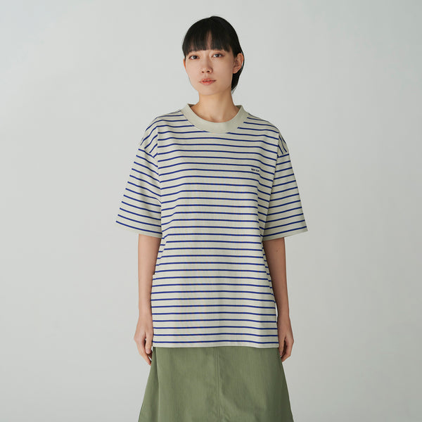 Heavy Cotton Border T-Shirt   - Snow Peak UK